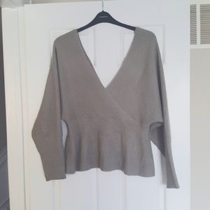 SHEIN  curve deep V with butterfly sleeves 1XL